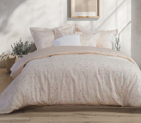 Nef-Nef Homeware Σετ Υπέρδιπλη 240x230cm Kiara Πορτοκαλί