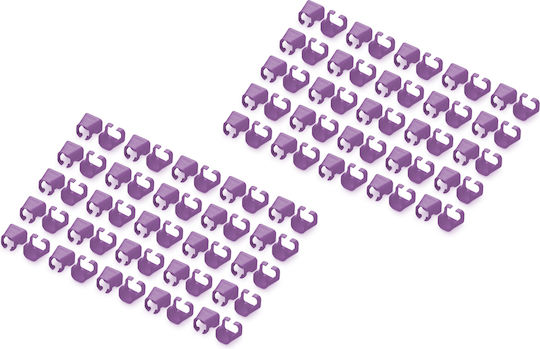 Digitus Color Clips Patch Cable Violet Digitus