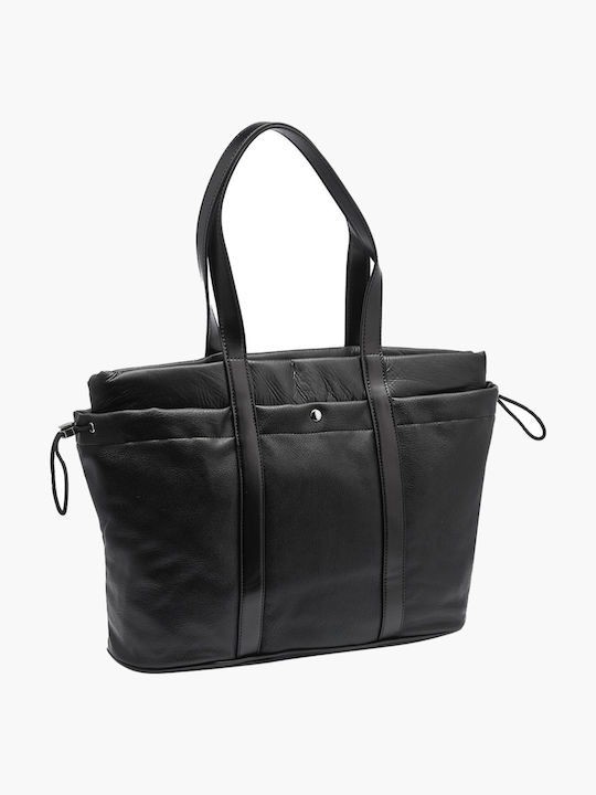 Set Leather Women's Shoulder Handbag Black 718-239253-Black