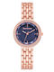 Juicy Couture Women's Watch with Pink Gold Metal Bracelet