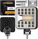 Προβολέας Εργασίας Τετράγωνος Mini 7-f 29 Led 9-40 Volt 90w 9000lm 6500k Lεdβαr-003 1 Τεμάχιο