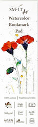 Bloc de acuarelă mărime semn de carte Smlt Art Aquarelă Semn de carte 6.1x20cm