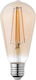 Band LED Bulb 8W for Socket E27 and Shape ST64 Warm White Dimmable