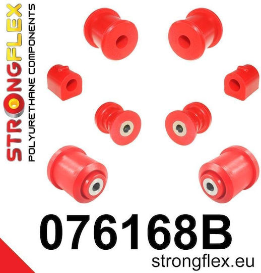 Strongflex Polyurethane Bush Kit Ford Fiesta Mk6 Mk6 St 02-08 Front Suspension 8pcs 076168b