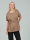 Women's Blouse Brown