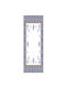 To megalo pazari Runner Linen with Embroidery Linen 40x180cm