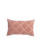 Nef-Nef Homeware Μαξιλάρι Καναπέ Josh από 100% Βαμβάκι Peach 33x55εκ.