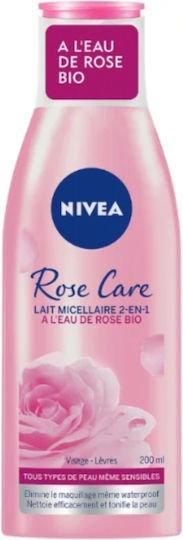 Nivea Rose Care Micellar Wasser Make-up Entferner Gesicht 200ml