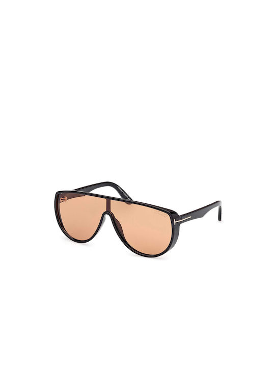 Tom Ford Men's Sunglasses with Black Plastic Frame