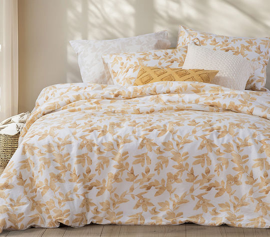 Nef-Nef Homeware Sheet Sets Double 200x270cm. Sencil Gold 4pcs