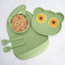 AppeKids Silikon Baby- und Kinder-Essgeschirr Set 5 Stück