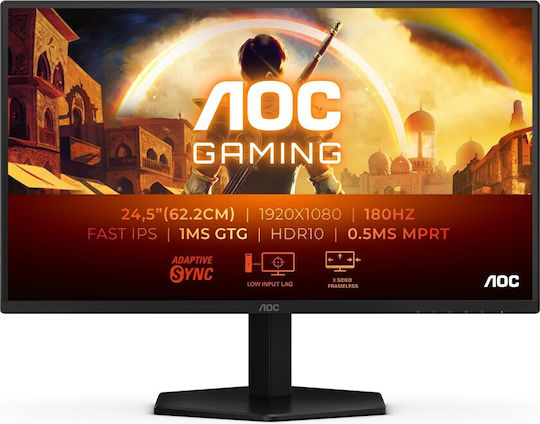 AOC 25G42E IPS HDR Gaming Monitor 24.5" FHD 1920x1080 180Hz with Response Time 1ms GTG