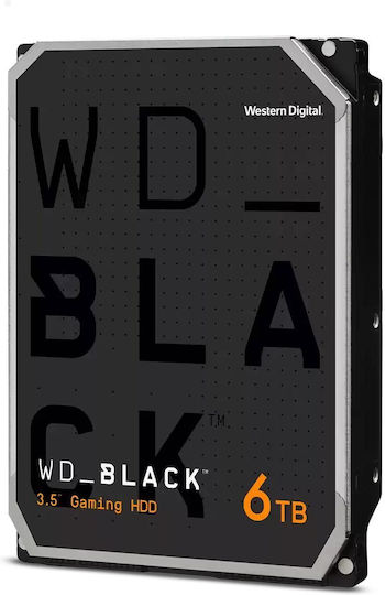 Western Digital Black 6TB HDD Hard Drive 3.5" SATA III 7200rpm with 256MB Cache for Desktop WD6004FZBX