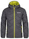 Kinder Freizeitjacke mit Kapuze Dark Grey