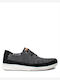 Leder Herren Freizeitschuhe Schwarz