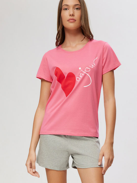 Minerva Summer Women's Pyjama Set Fuchs
