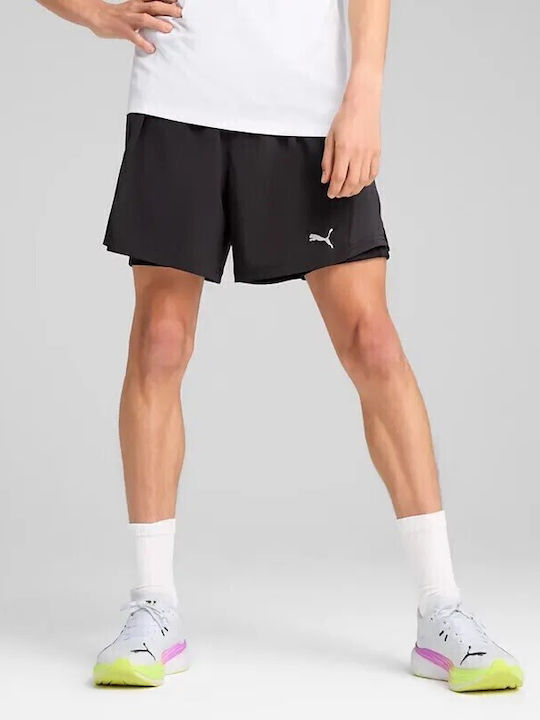 PUMA Velocity 2 in 1 Sports Men's Black Shorts