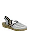 Damenplattformen im Espadrilles-Stil Schwarz