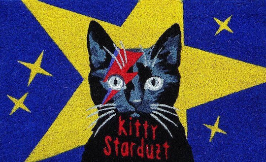 Χαλάκι Πόρτας Kitty Μπλε