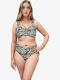 Set Bikini με Ελαφριά Ενίσχυση Animal Print