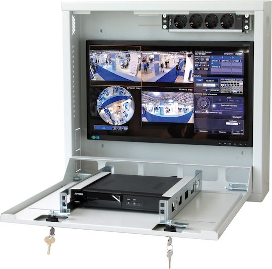 Techly Monitor Συστημάτων CCTV Λευκό 5736