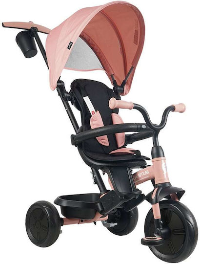 Q Play Elite Platinum Convertible with Parental Handle 6 in 1 for 10 Months Pink