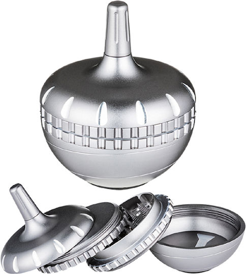 Grinder Gyroskop 63mm Silber 3 Teile