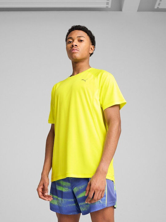 PUMA Run Velocity Αθλητικό T-shirt Κίτρινο