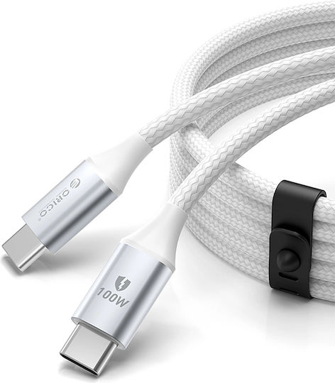 Orico USB 2.0 Cable USB-C Male - USB-C 100W PD White 1m