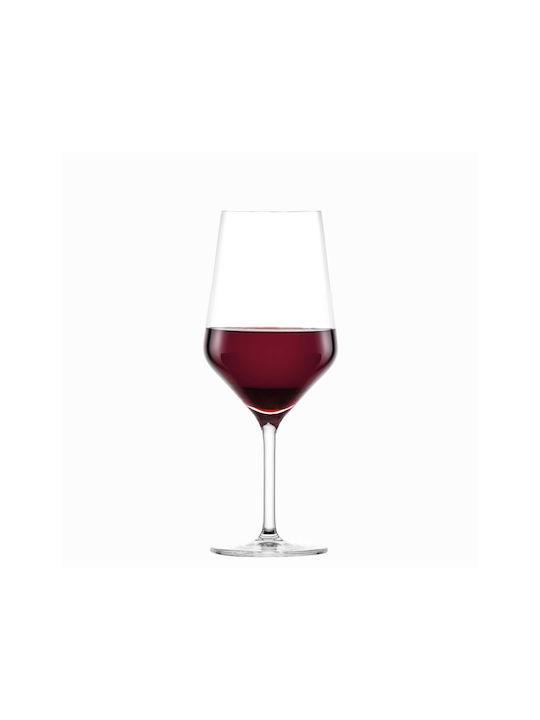 Schott Zwiesel Set of Glasses for White and Red Wine made of Crystal in Red Color 530ml 6pcs