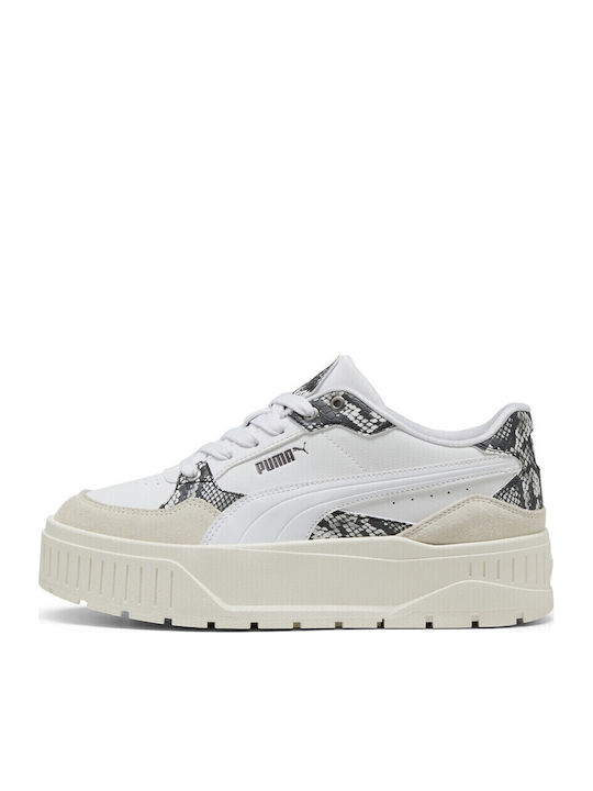 Karmen Ii Idol Snake Chic Sneakers White