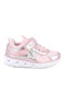 Kinder Sneakers mit Klettverschluss & Lichtern Rosa