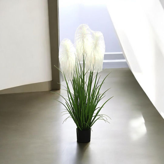 Künstliche Gras-Pflanze Feder L Weiß 182cm Topf Künstliche Gras-Pflanze Feder L Weiß 182cm Topf