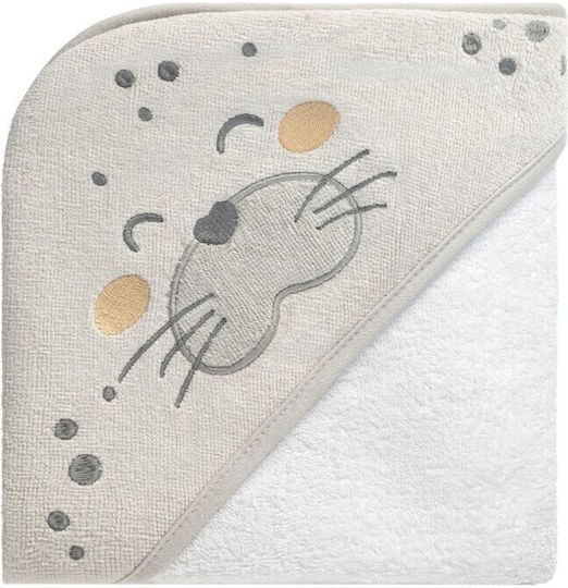 Kikka Boo Baby Bath Towel Bathrobe Hooded 90x90cm