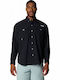Pfg Bahama Langärmlig Hemd Black