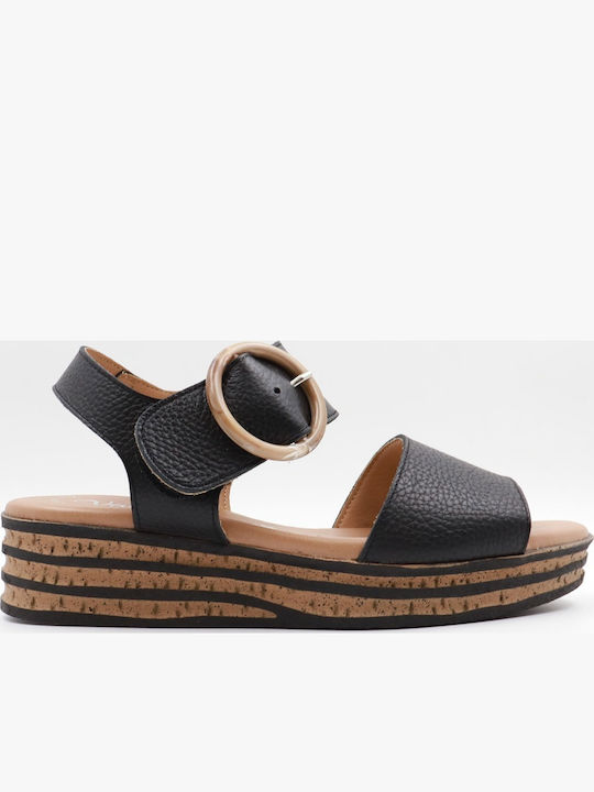 Valeria's Anatomic Women's Platform Shoes Black