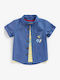 Chambray-Hemd und T-Shirt-Set