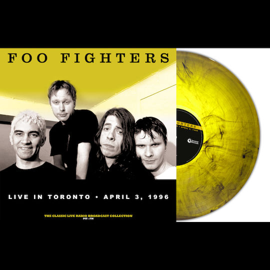 Foo Fighters Live In Toronto 1996 Vinyl Galben Marmorat 1