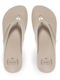 Frauen Flip Flops in Beige Farbe