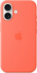 Apple Задна корица Силикон Оранжев (iPhone 16 P...