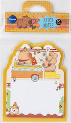 Centrum Capybara Haftnotizen 70x90mm 30 Blatt