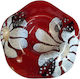 Handgefertigter Glas-Kerzenhalter 13cm Marienkäfer Rot-Weiß