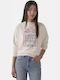 Graphic Women's Sweatshirt White