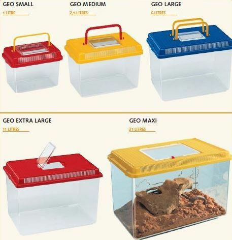 Ferplast Fish Aquarium Capacity 2.5lt with 23.2x15.3x16.6cm Blue