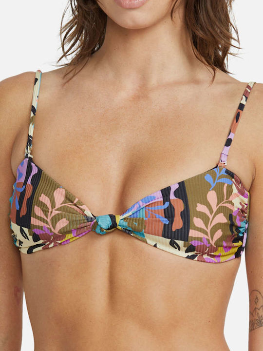 Prairie Punk Fără bretele Top bikini Floral