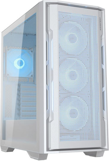 E-GATE AMD Supersonic RTX Velocity White G9 Gaming Desktop PC (Ryzen 7-9800X3D/32GB DDR5/1TB SSD/GeForce RTX 5070 Ti/No OS)