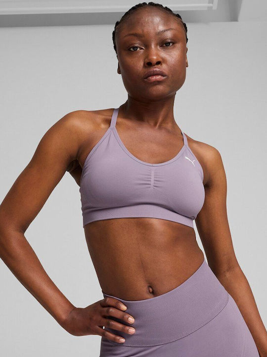 PUMA Women's Bra without Padding Purple
