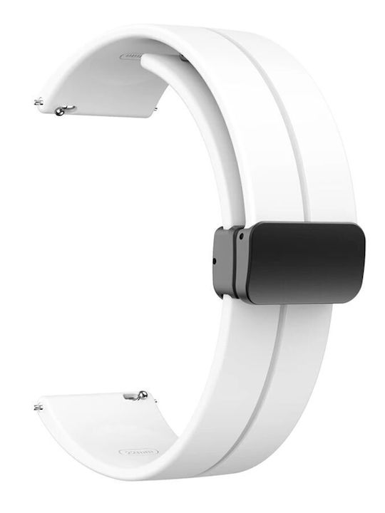 KOSTELO Rubber Strap White