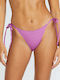 V Baby Bikini Slip με Κορδονάκια Μωβ