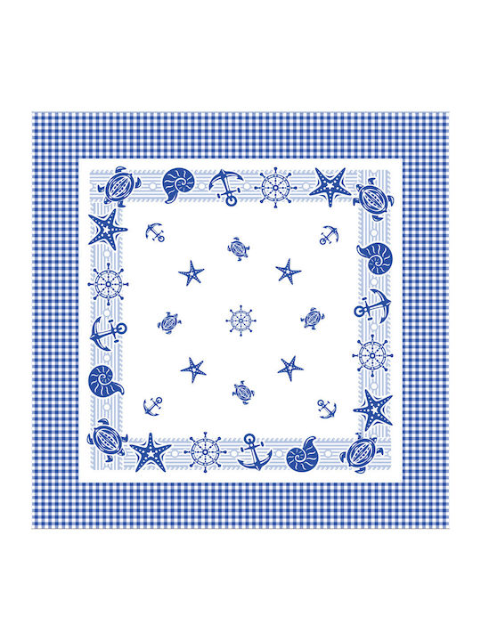 To megalo pazari Față de masă cu Broderie Lenjerie 140x140cm
